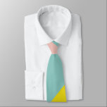 Abstract Organic Stripes in Spring Pastel Colours Tie<br><div class="desc">A simple colourful graphic design of abstract organic stripes in a spring pastel colour palette.</div>