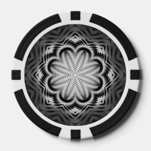 Abstract Origami Poker Chips