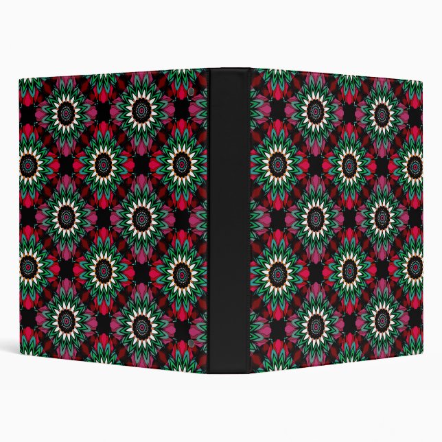 Abstract ornamental geometrical print decoration p binder (Background)