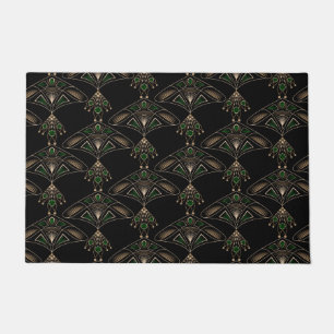 Abstract ornamental modern decor jewellery art dec doormat