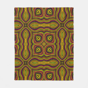 Abstract ornamental seamless pattern. Vintage mosa Fleece Blanket