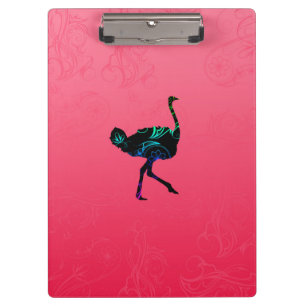 Abstract Ostrich Clipboard