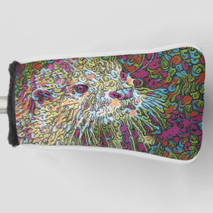 Abstract Otter Golf Head Cover