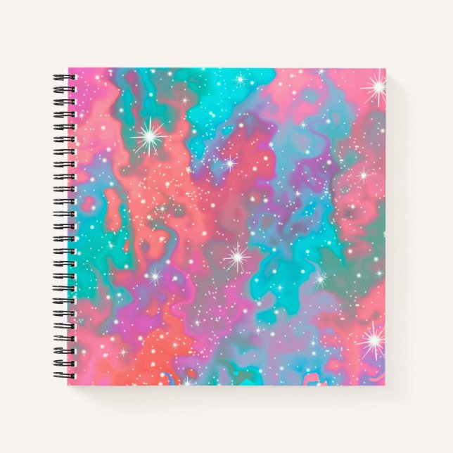 Abstract Outer Space Artwork | Notebook (Front)