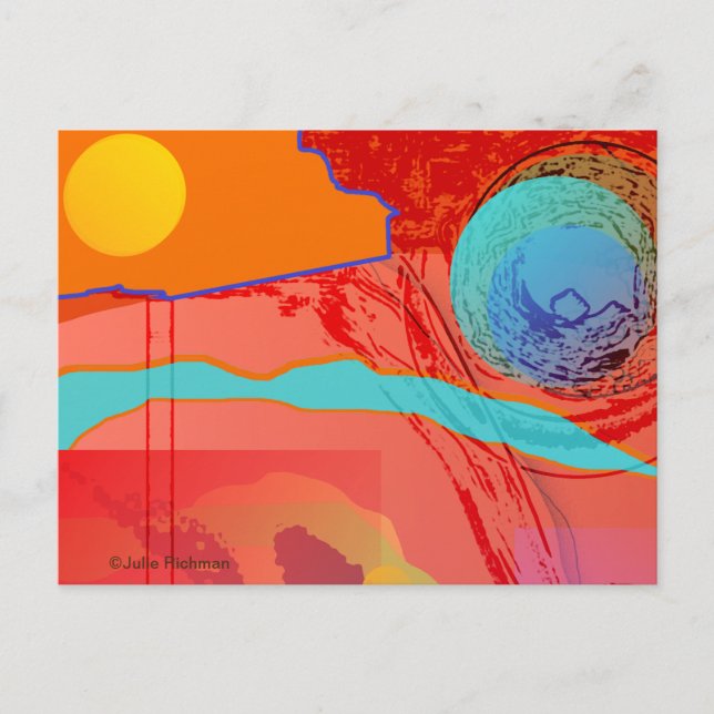 Abstract Outer Space postcard 3 (Front)