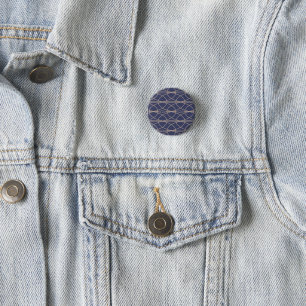 Abstract Oval Design 1 Inch Round Button