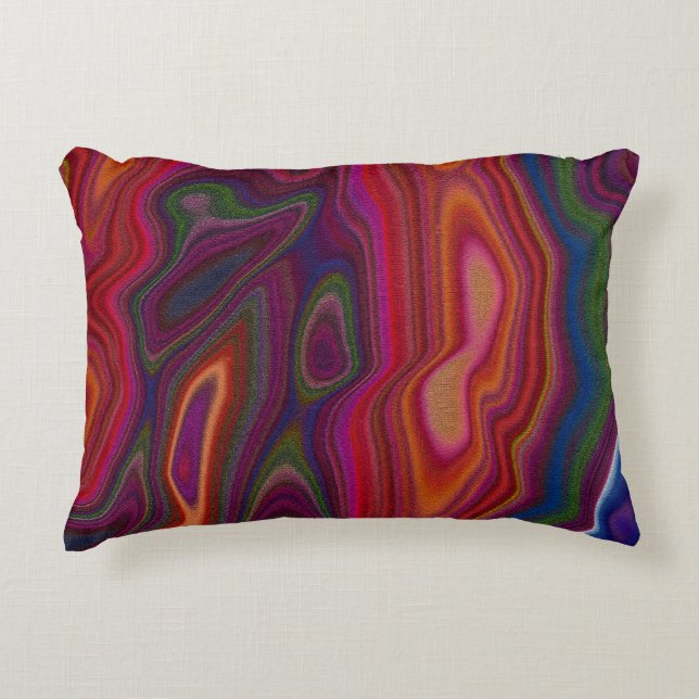 Abstract Overload Accent Pillow (Front)