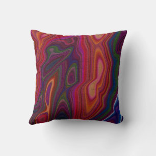 Abstract Overload Throw Pillow