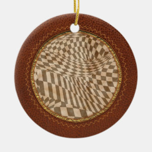 Abstract - Ow my eyes Ceramic Ornament