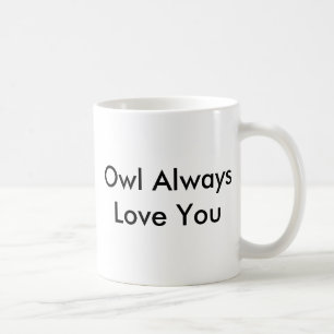 Abstract Owl Coffee Mug