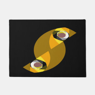 ABSTRACT OWL DOORMAT