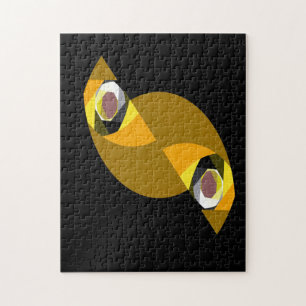 ABSTRACT OWL JIGSAW PUZZLE