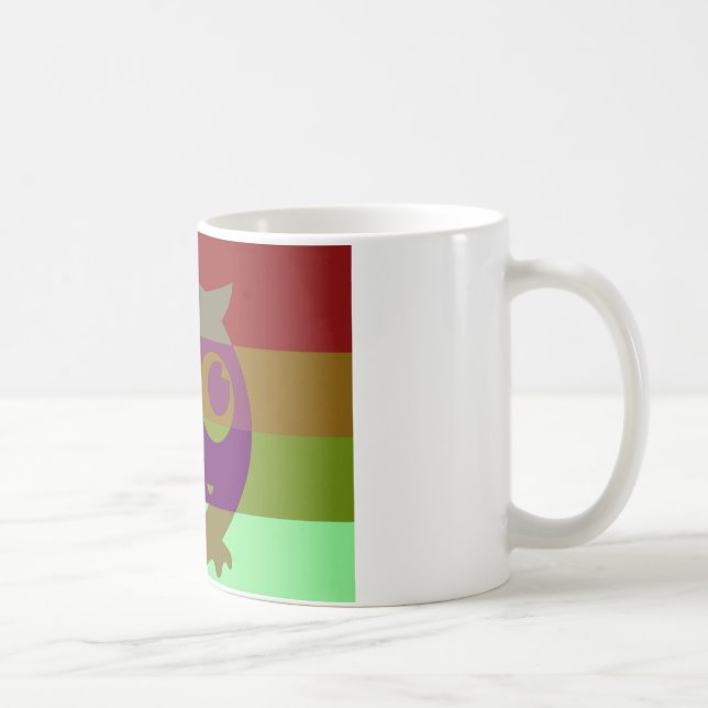 Abstract Owl Mug (Right)