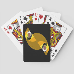 ABSTRACT OWL PLAYING CARDS