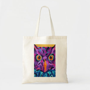 Abstract owl  tote bag