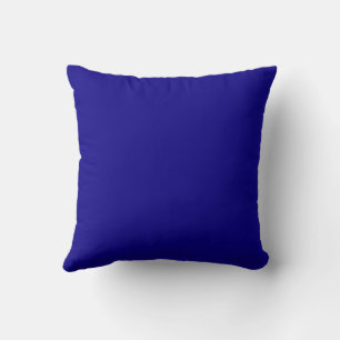 Abstract paint blue throw pillow