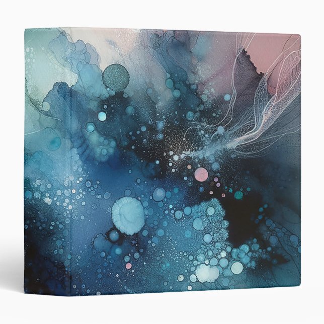 Abstract Paint Flow Binder (Front/Spine)