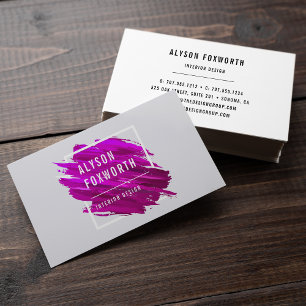 Abstract Paint Logo Business Card
