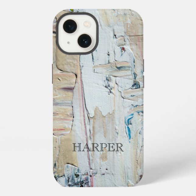Abstract Paint Personalized iPhone / iPad case (Back)
