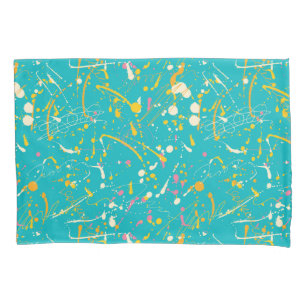 Abstract Paint Splash Pillowcase