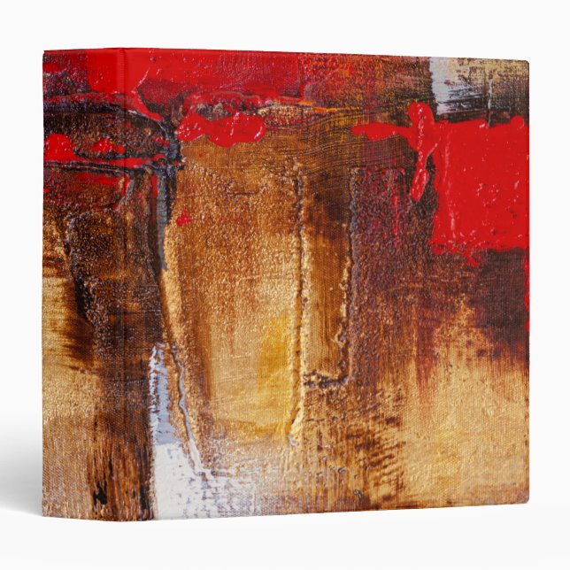 Abstract Paint Splatter Binder (Front/Spine)