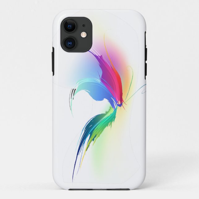 Abstract Paint Splatter Butterfly Case-Mate iPhone Case (Back)