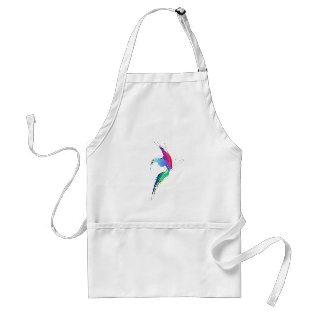 Abstract Paint Splatter Butterfly Standard Apron (Front)