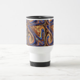 Abstract Paint Travel Mug