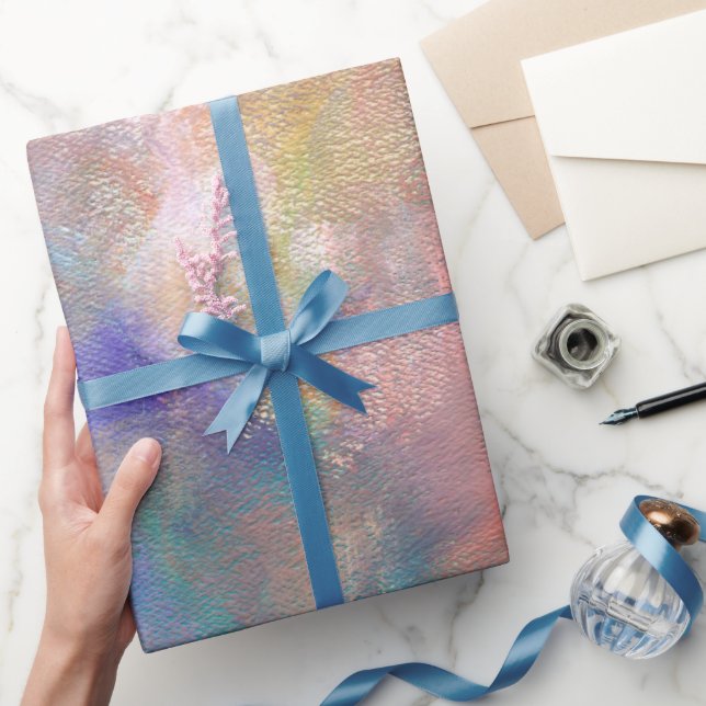 Abstract Paint Wrapping Paper (Gifting)