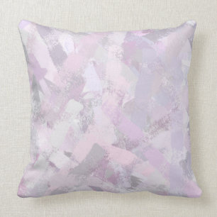 Abstract Painted Brush Strokes texture Throw Pillow