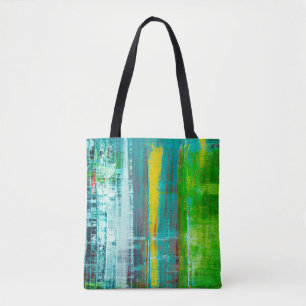 Abstract painted canvas. Oil paints on a palette. Tote Bag