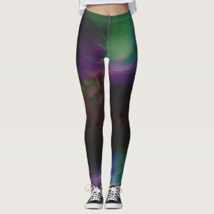 Abstract Painted Leggings