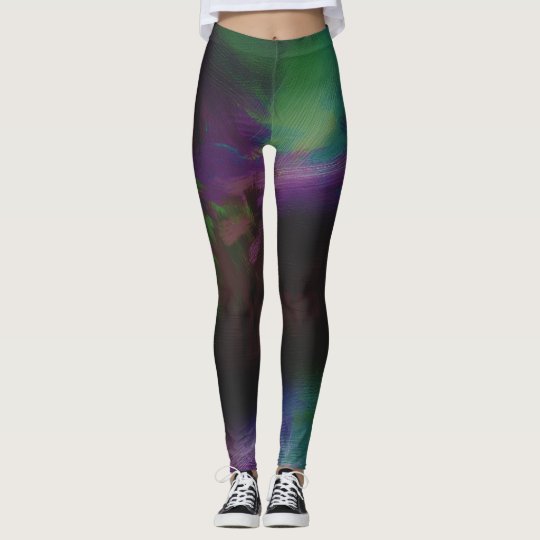 Abstract Painted Leggings