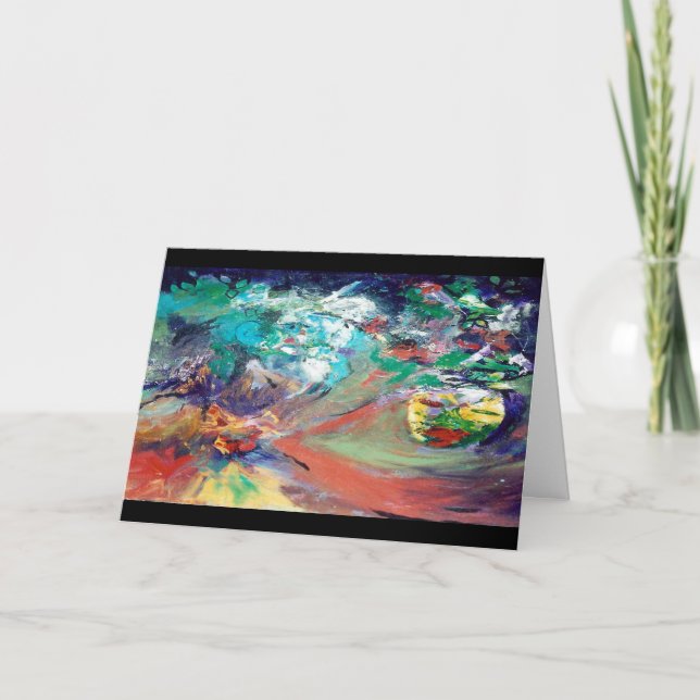 Abstract Painting, 2003 by Julia Morrill Card (Front)