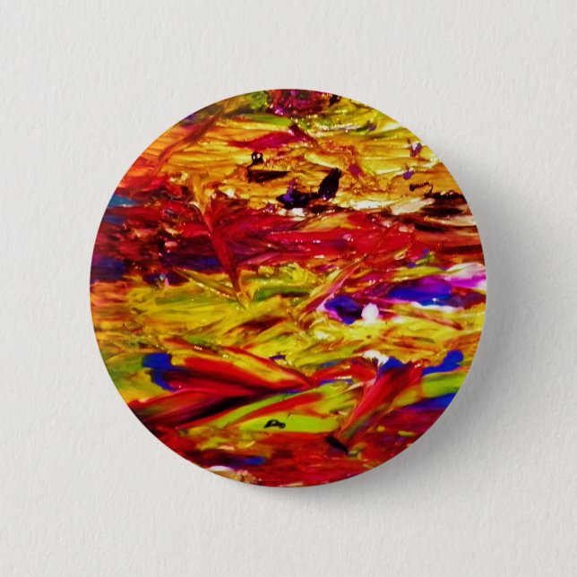 Abstract Painting 2 Inch Round Button (Front)