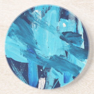 Abstract Painting 68 Ocean Tide Coaster