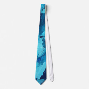 Abstract Painting 68 Ocean Tide Tie