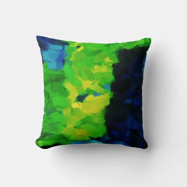Abstract Painting | Abstract Art 14 Throw Pillow (Front)