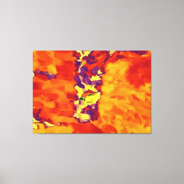 Abstract Painting | Abstract Art 15 Canvas Print (Front)