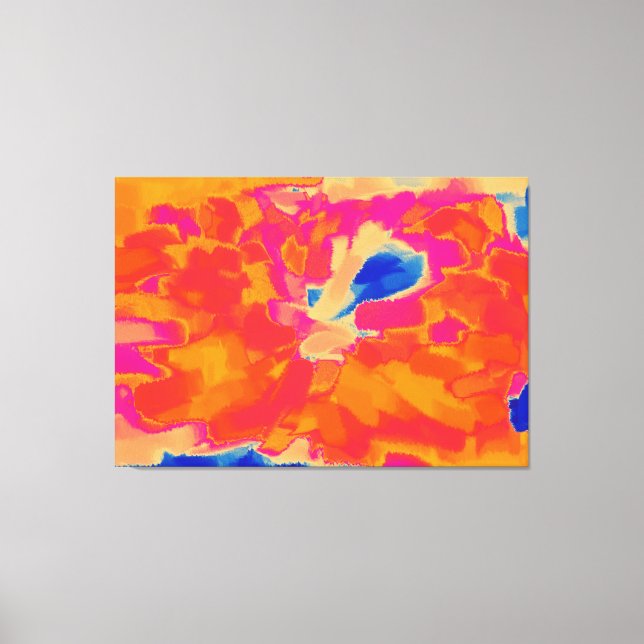 Abstract Painting | Abstract Art 23 Canvas Print (Front)