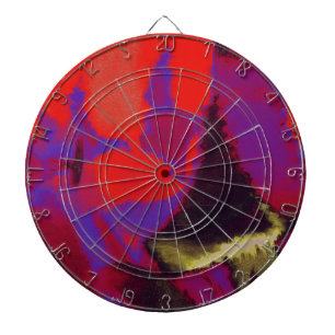 Abstract Painting   Abstract Art 27 Dartboard
