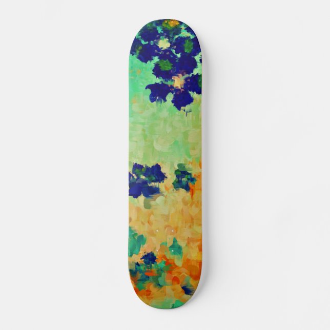 Abstract Painting | Abstract Art 8 Skateboard (Front)