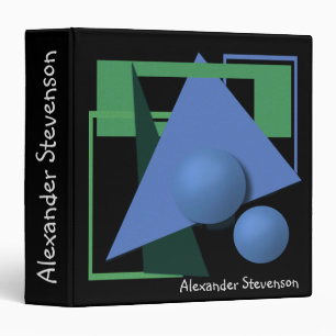 abstract painting, abstraction, green and black binder