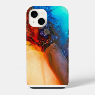 abstract painting art iPhone 14 case