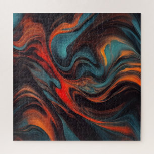 Abstract painting art jigsaw puzzle
