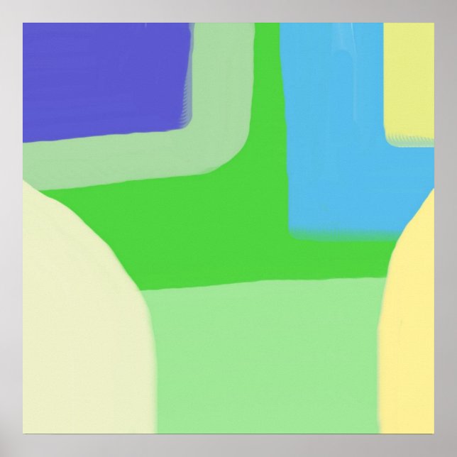 abstract painting art poster (Front)