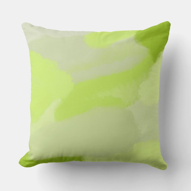 abstract painting art throw pillow (Front)