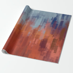 Abstract painting backdrop on concrete wall. Color Wrapping Paper