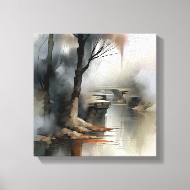 Abstract Painting  Canvas Print (Front)