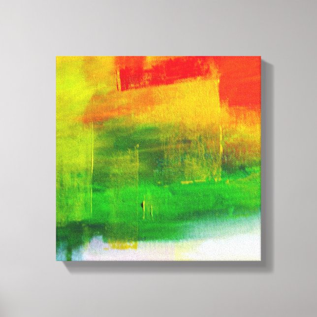 Abstract Painting Canvas Print (Front)